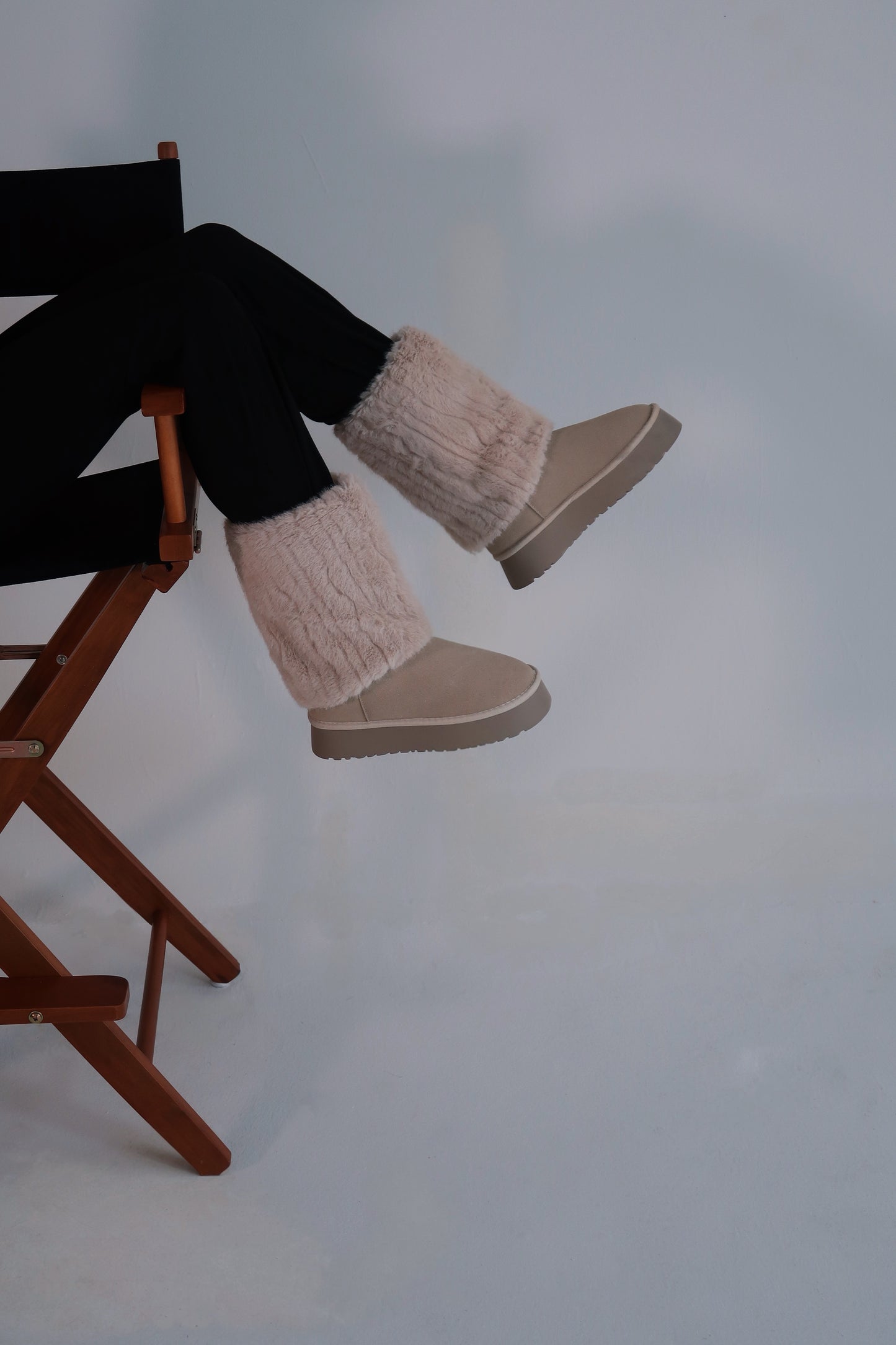 Platform Fur Boots
