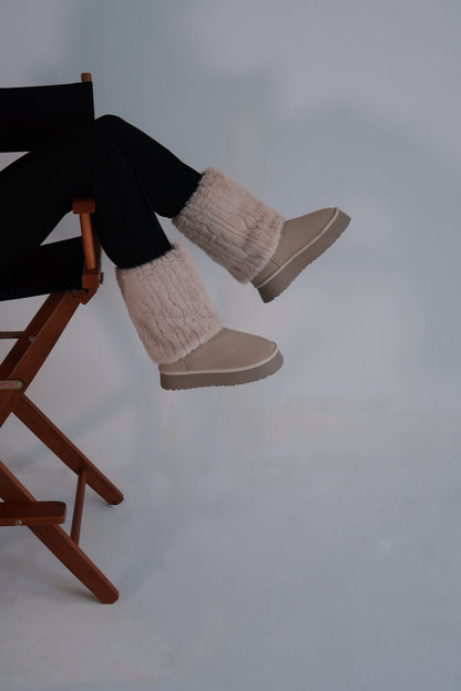 Platform Fur Boots
