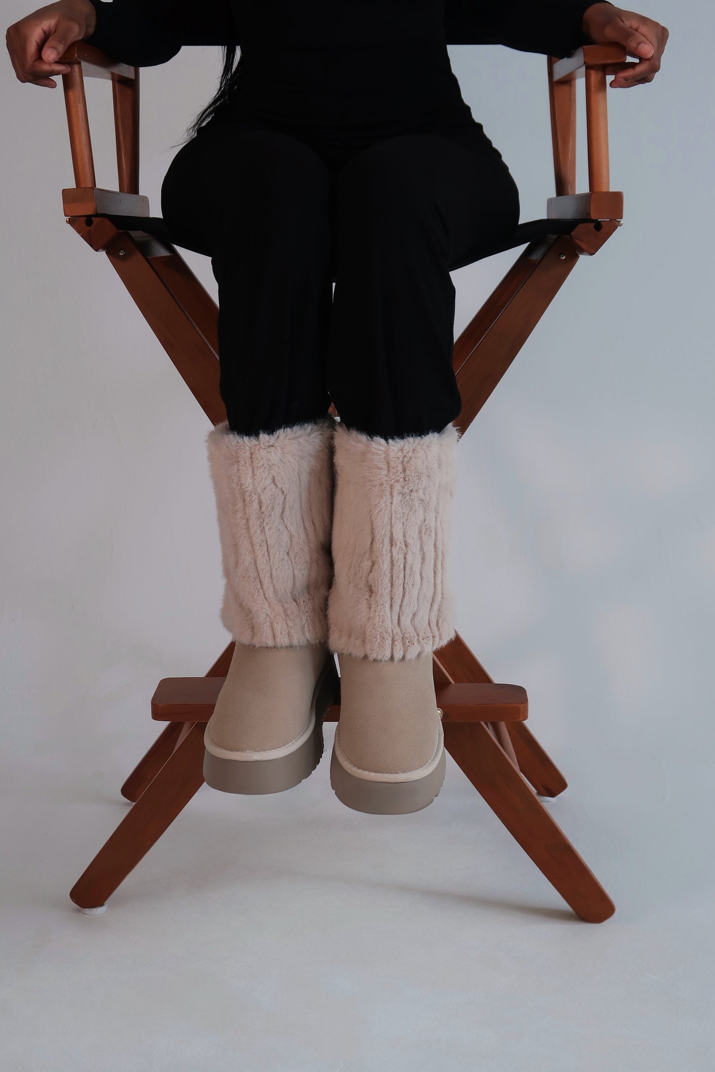 Platform Fur Boots