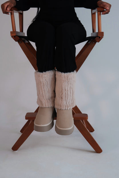 Platform Fur Boots