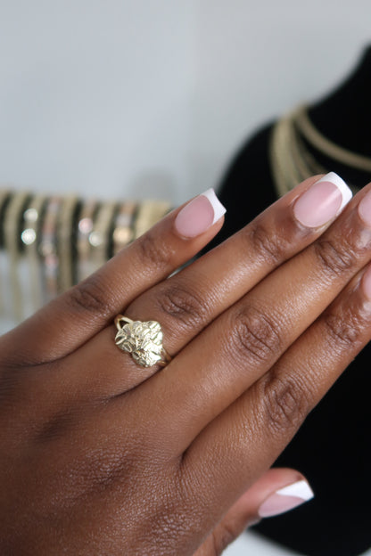 Heart Nugget Ring