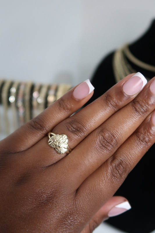 Heart Nugget Ring