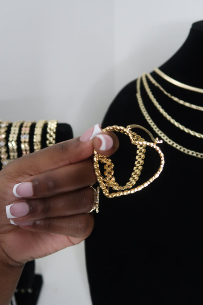 RolX Heart Hoop Earrings