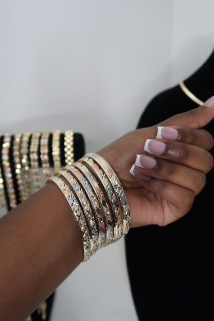 Tri-Color Bangles